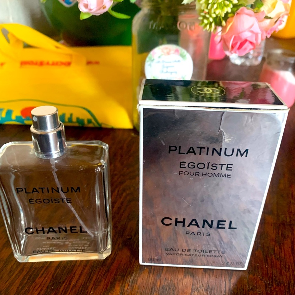 Chanel empty bottle and box